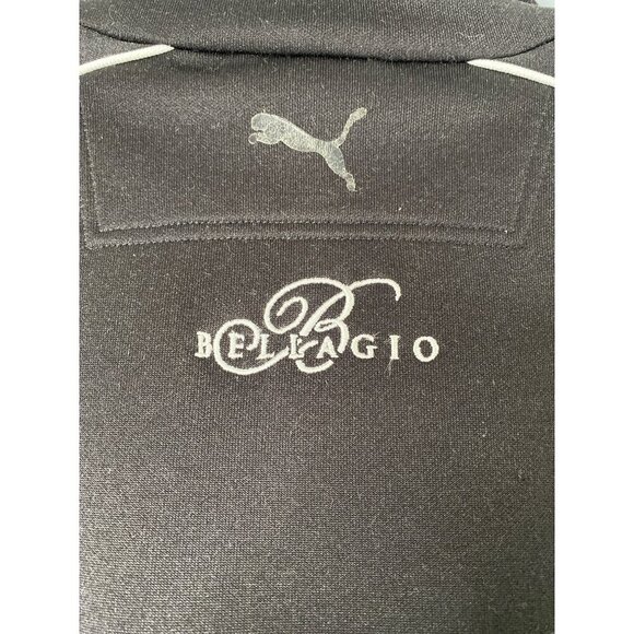 PUMA BELLAGIO MEN'S BLACK TRACK JACKET SZ L - Picture 3 of 10